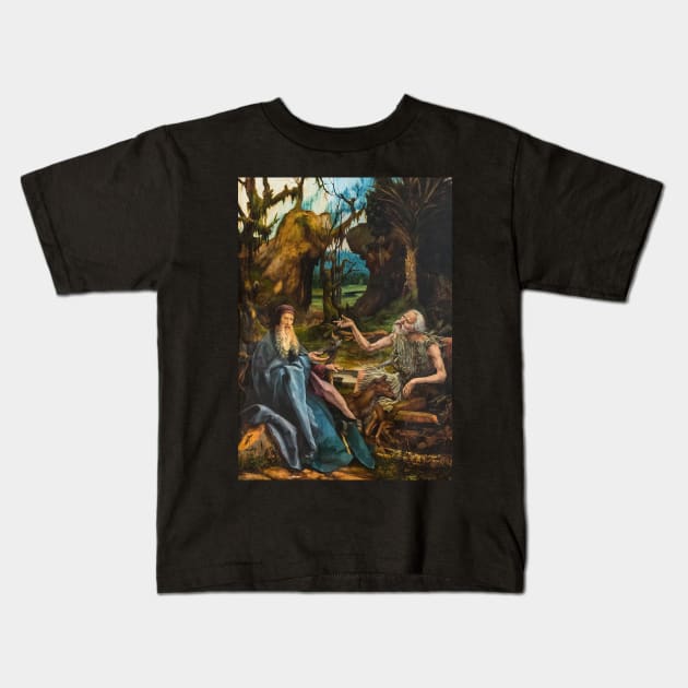 The Temptation of Saint Anthony - Matthias Grünewald Kids T-Shirt by themasters